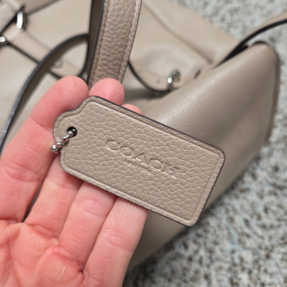 Coach Leather Backpack Purse Satchel Convertible Drawstring Bag - Picture 12 of 16